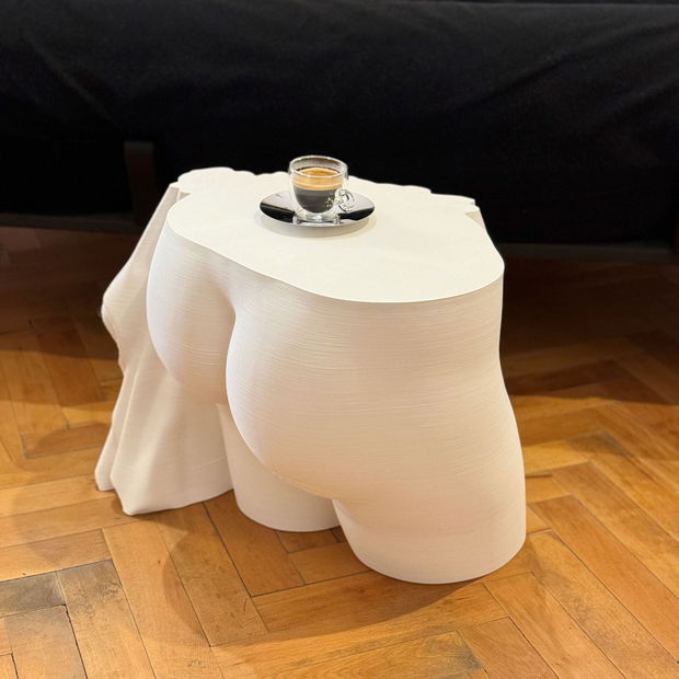 BUTOH3D Venus Coffee Table | Masuta de cafea printata 3D | 45 cm | Modern Design | Home Decor | Venus Verticordia I Side table I Low Mini table