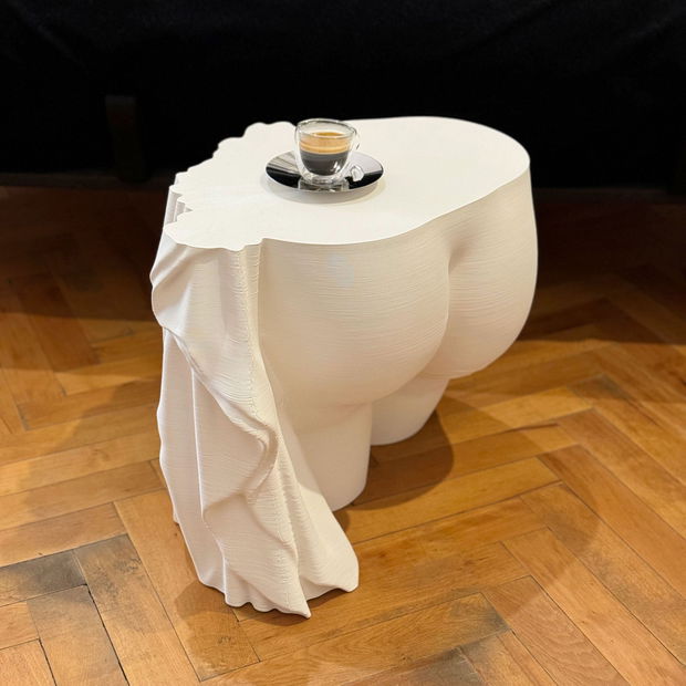 BUTOH3D Venus Coffee Table | Masuta de cafea printata 3D | 45 cm | Modern Design | Home Decor | Venus Verticordia I Side table I Low Mini table