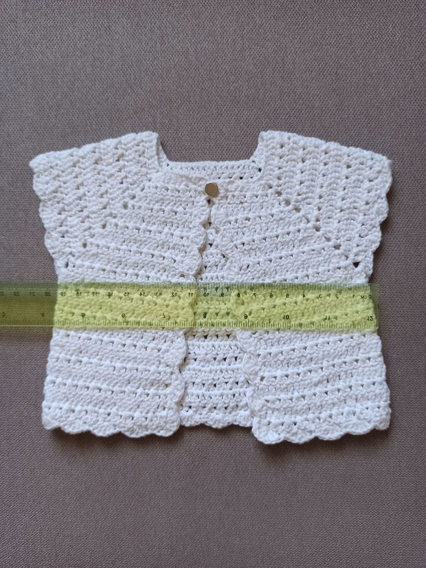 Cardigan fetita crosetat