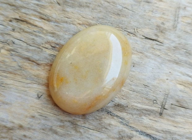 Cabochon aventurin galben, 40x30 mm