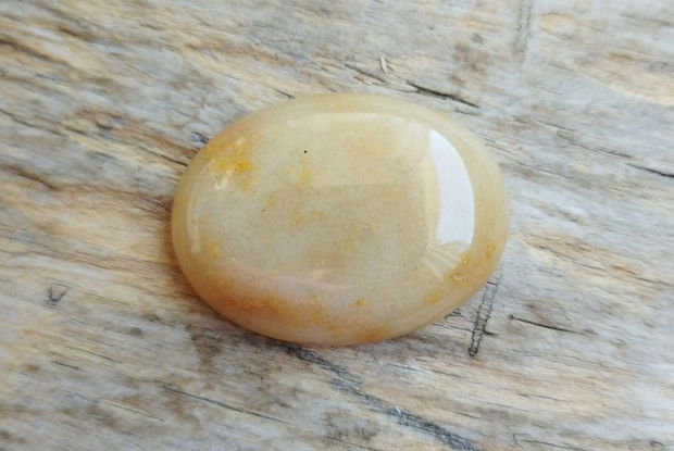 Cabochon aventurin galben, 40x30 mm