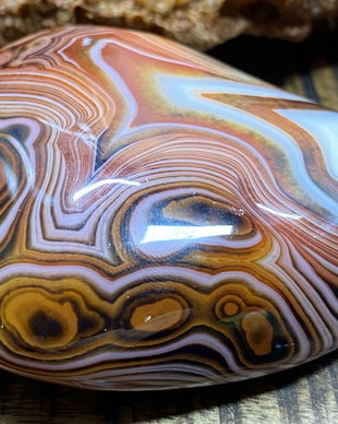 Cristale/Minerale - Agat Sardonyx - piatra polisata