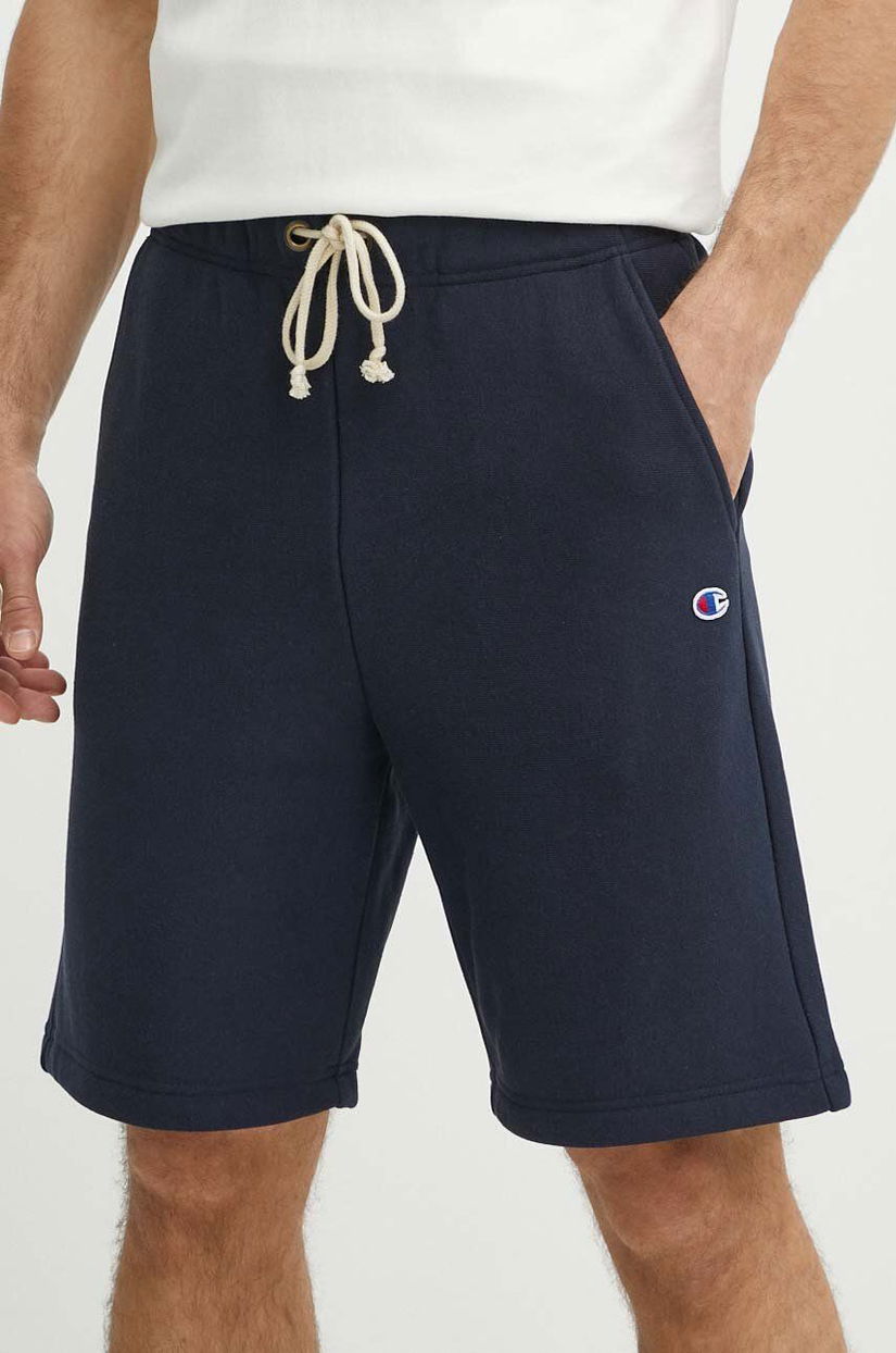 Champion pantaloni scurti barbati, culoarea albastru marin, 219636