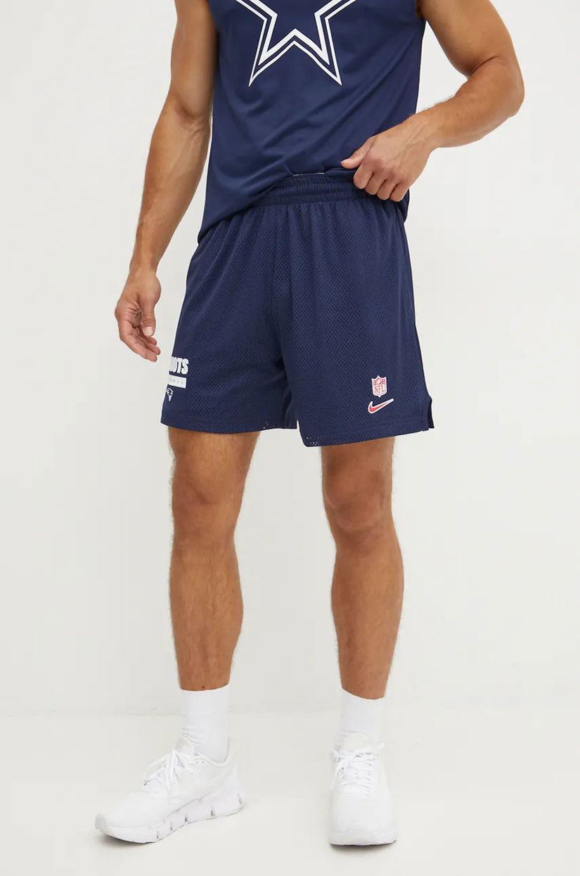 Nike pantaloni scurți de antrenament New England Patriots culoarea albastru marin, 02EO-044P-8K-ZLE