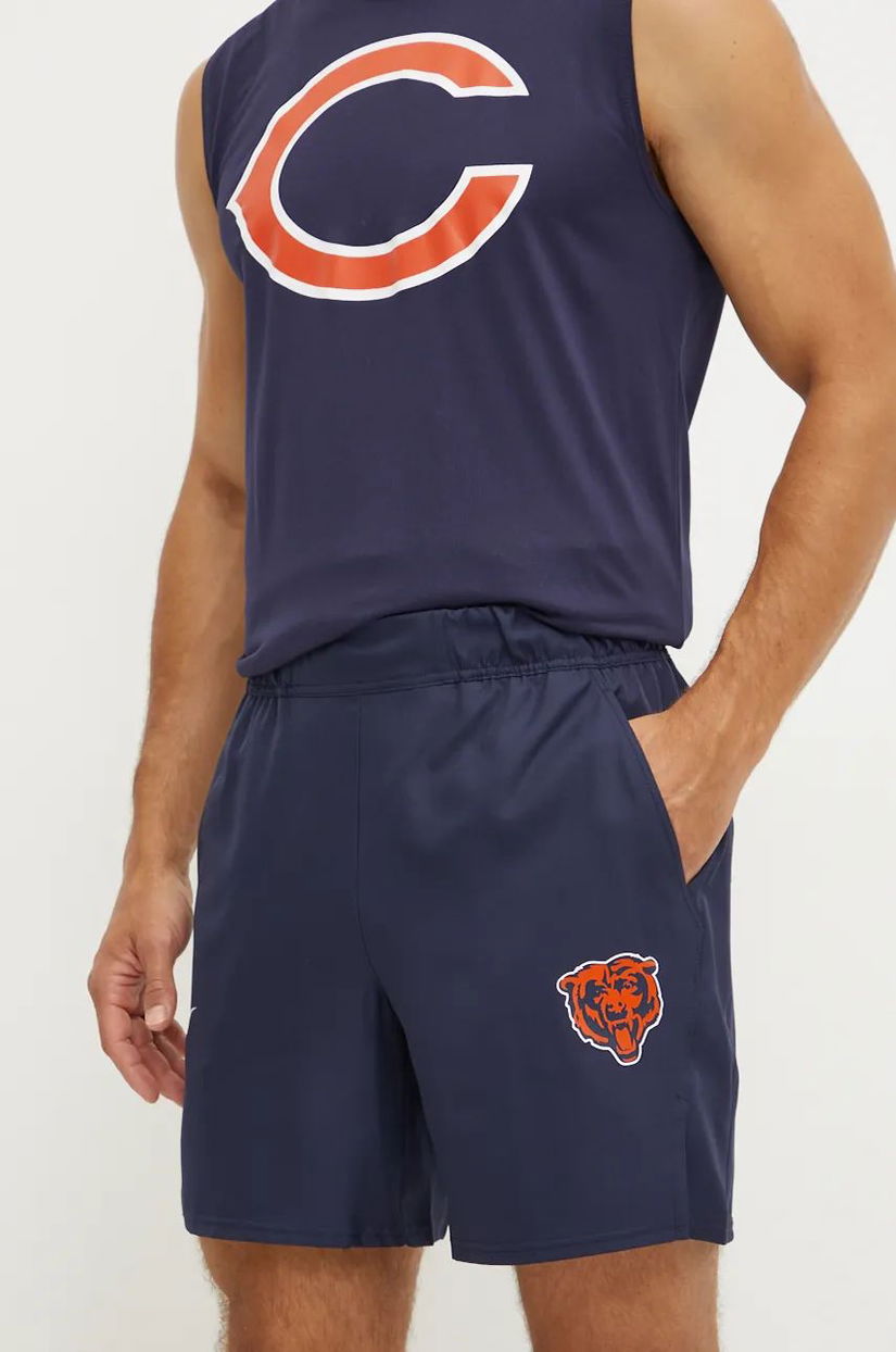 Nike pantaloni scurți de antrenament Chicago Bears culoarea albastru marin, 01NA-41L-7Q-DFM