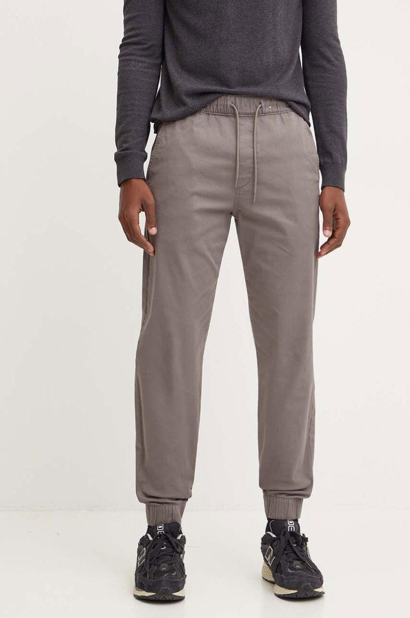 Hollister Co. pantaloni barbati, culoarea gri, KI330-4069