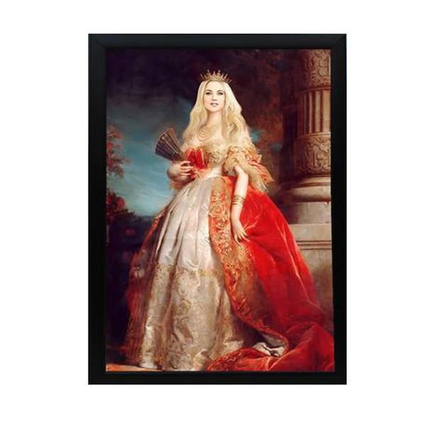 Portret personalizat - Regina Mathilde Bonaparte - Marime: A3