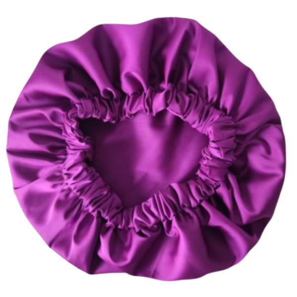 Boneta din satin orchid