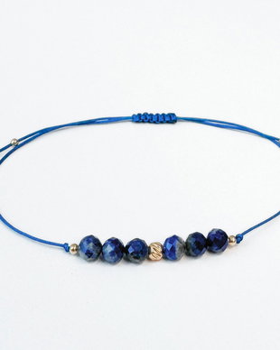 Bratara minimalista din lapis lazuli - Determinare si comunicare