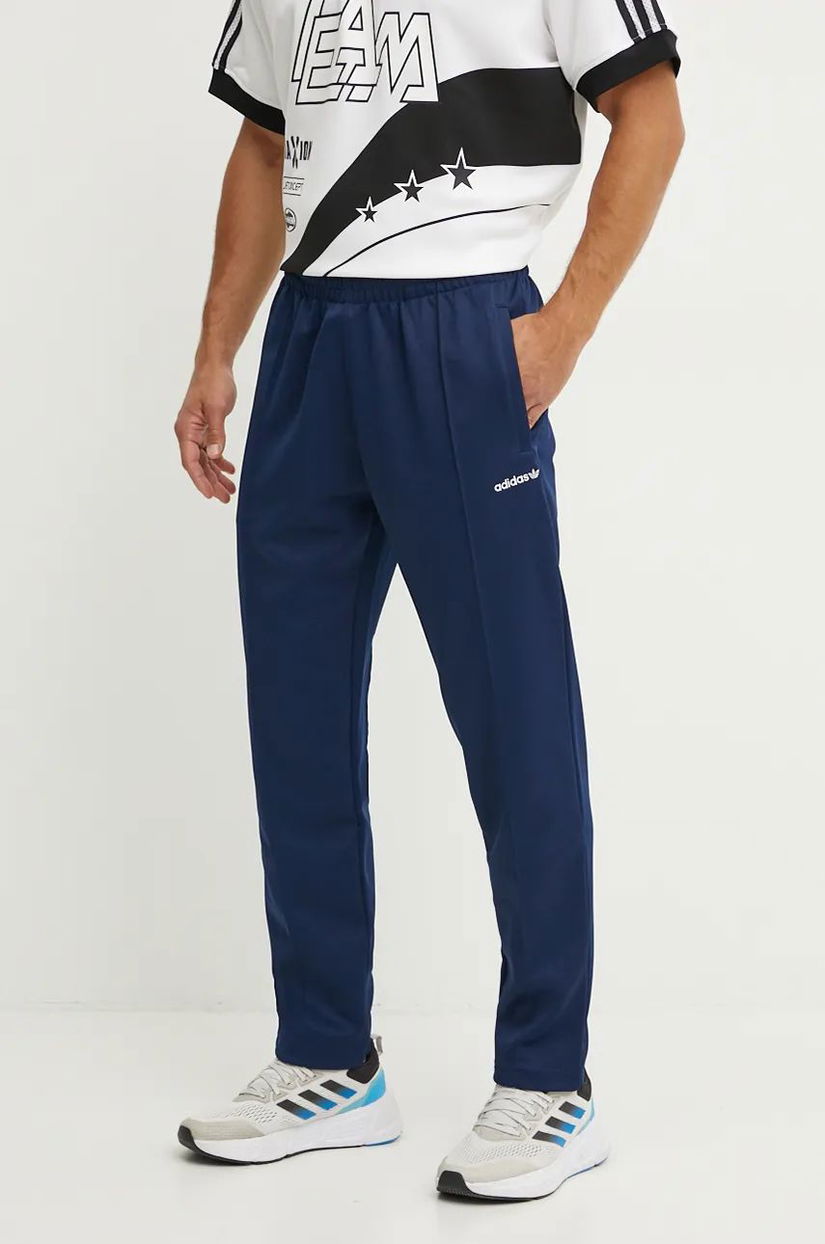 adidas Originals pantaloni de trening culoarea albastru marin, neted, IW3232