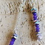 Cercei handmade cu ametist si hematit