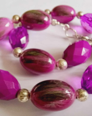Fucsia - Lucite vintage