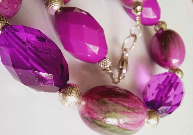 Fucsia - Lucite vintage