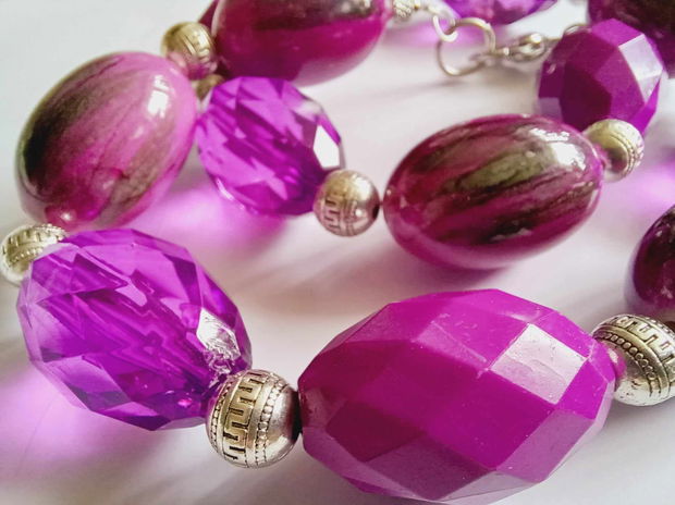 Fucsia - Lucite vintage