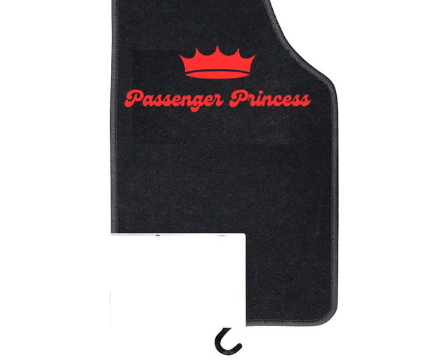 Covorașe auto - set 4 - mochetă - personalizate Passenger Princess