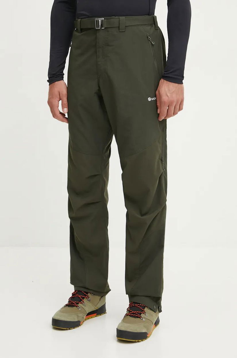 Montane pantaloni de exterior Terra culoarea verde