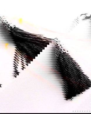 cercei ciucuri matase si cristale 46597