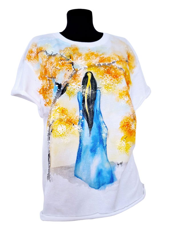 Tricou pictat "Serenity "