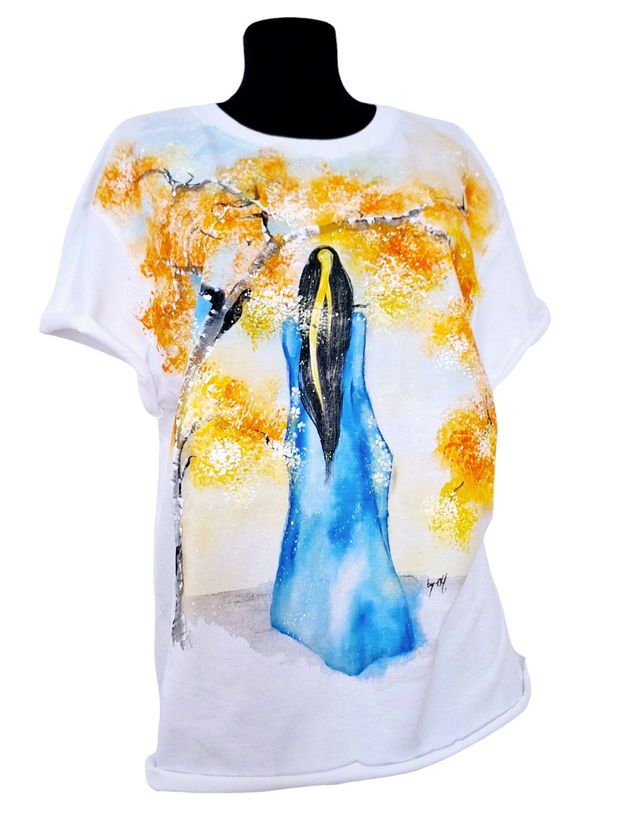 Tricou pictat "Serenity "