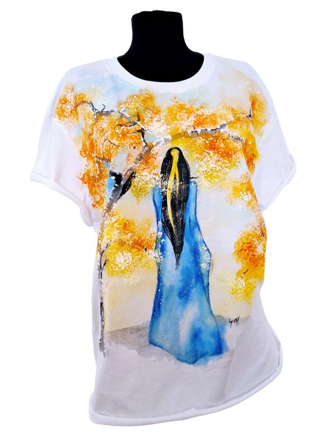 Tricou pictat "Serenity "