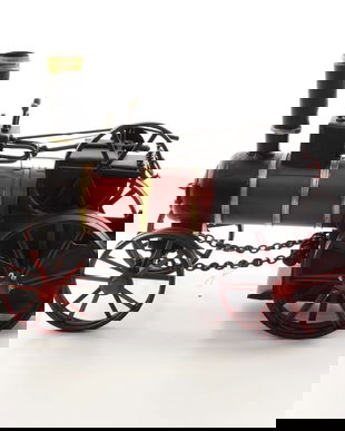 Model de locomotiva cu aburi