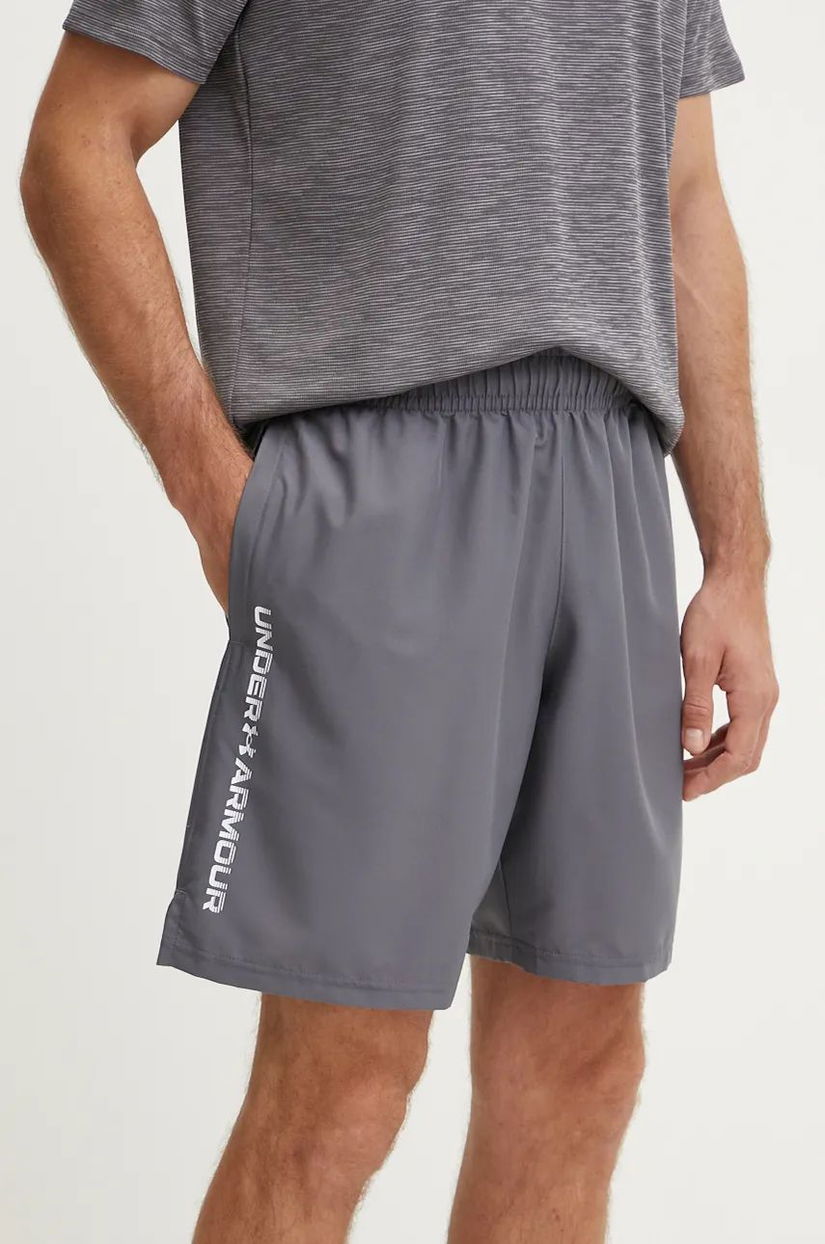 Under Armour pantaloni scurți de antrenament Tech culoarea gri