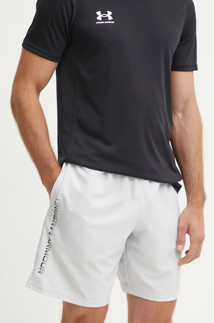 Under Armour pantaloni scurți de antrenament Tech culoarea gri