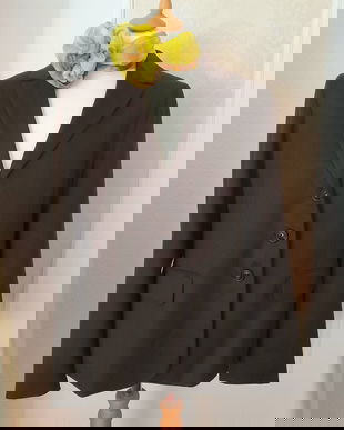 Sacou casmir și lana+esarfa matase