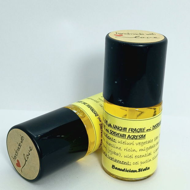 NAIL OIL - ptr. UNGHII FRAGILE ori DISTRUSE DE: GEL, SOLVENTI AGRESIVI