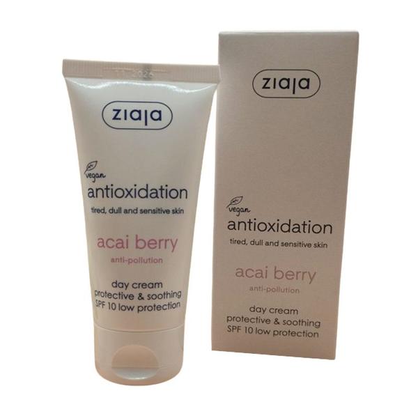 Crema de Zi cu SPF 10 - Ziaja Acai Berry Early Wrinkle Correction, 50 ml