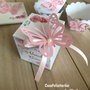 Cutie marturii botez decorata cu fluture