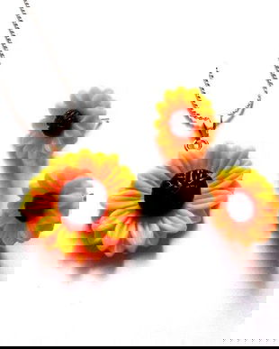 set cu floarea soarelui din rasina 46614