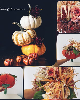 Buchet mireasă Pumpkin Spice