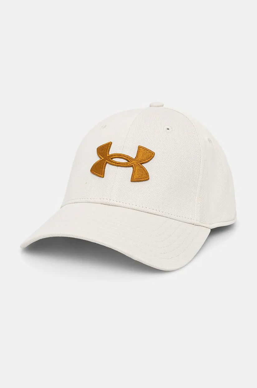 Under Armour sapca culoarea bej, cu imprimeu