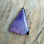 Cabochon charoite, triunghi, 19x24x24 mm