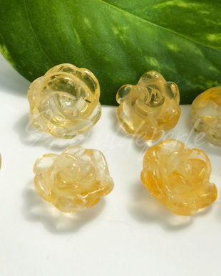 Citrin sculptat 12-13mm (1)