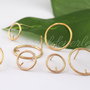 Baza cercei, gold filled 14K, 10/15mm (1per)