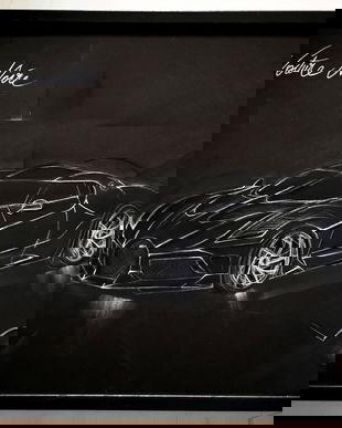 Tablou "La Voiture Noire"