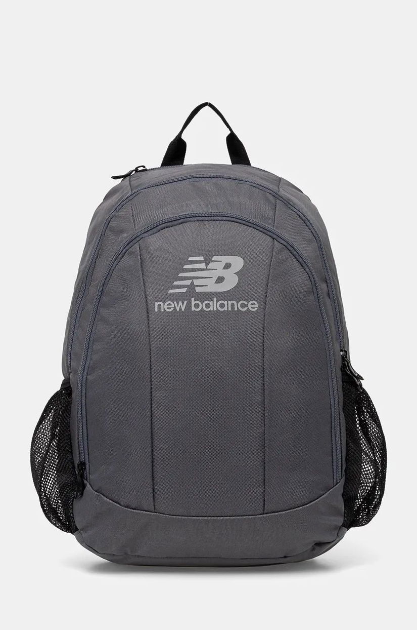 New Balance rucsac culoarea gri, mare, neted, LAB23181GT