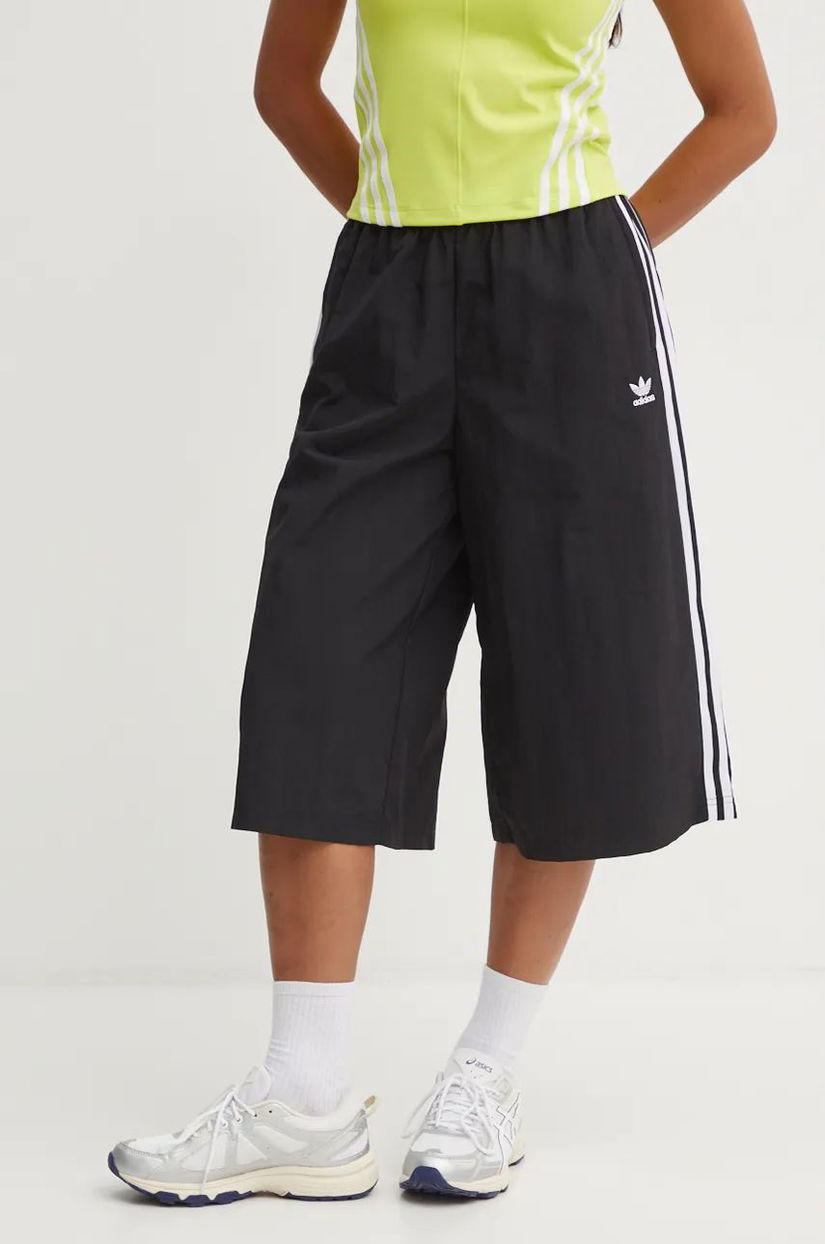 adidas Originals pantaloni scurti femei, culoarea negru, modelator, high waist, JM9288