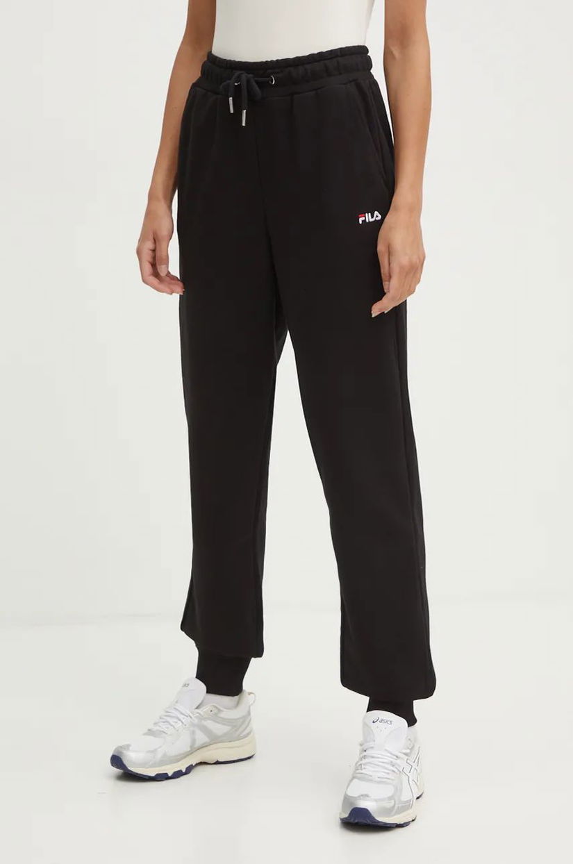 Fila pantaloni de trening Buetzow culoarea negru, neted, FAW0701