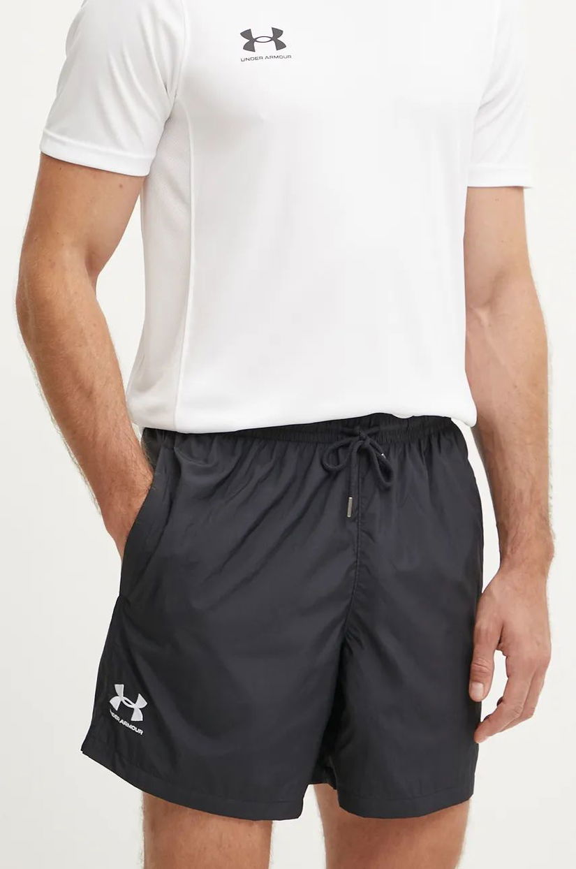 Under Armour pantaloni scurți de antrenament Icon Volley culoarea negru, 1377191