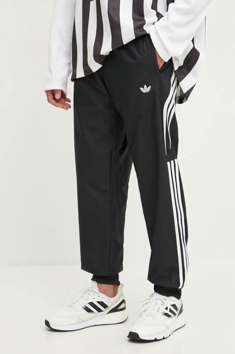 adidas Originals pantaloni barbati, culoarea negru, neted, IX6723