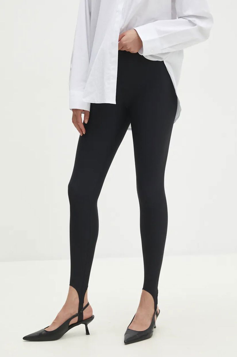 Answear Lab pantaloni femei, culoarea negru, mulata, high waist