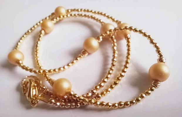 Swarovski Pearls & Gold Hematit