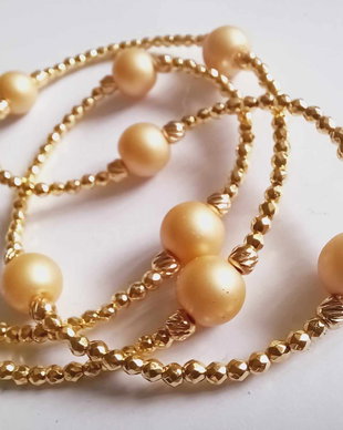 Swarovski Pearls & Gold Hematit