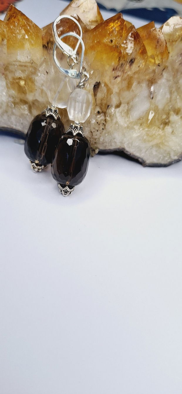 Unicat! Set colier si cercei din quartz