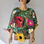 Poncho impaslit pe organza