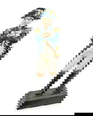 Napoleon-statueta din fonta pictata