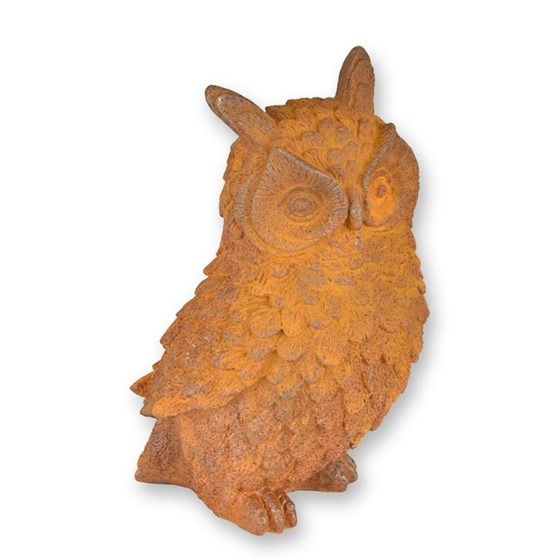 Bufnita inteleapta-figurina din fonta